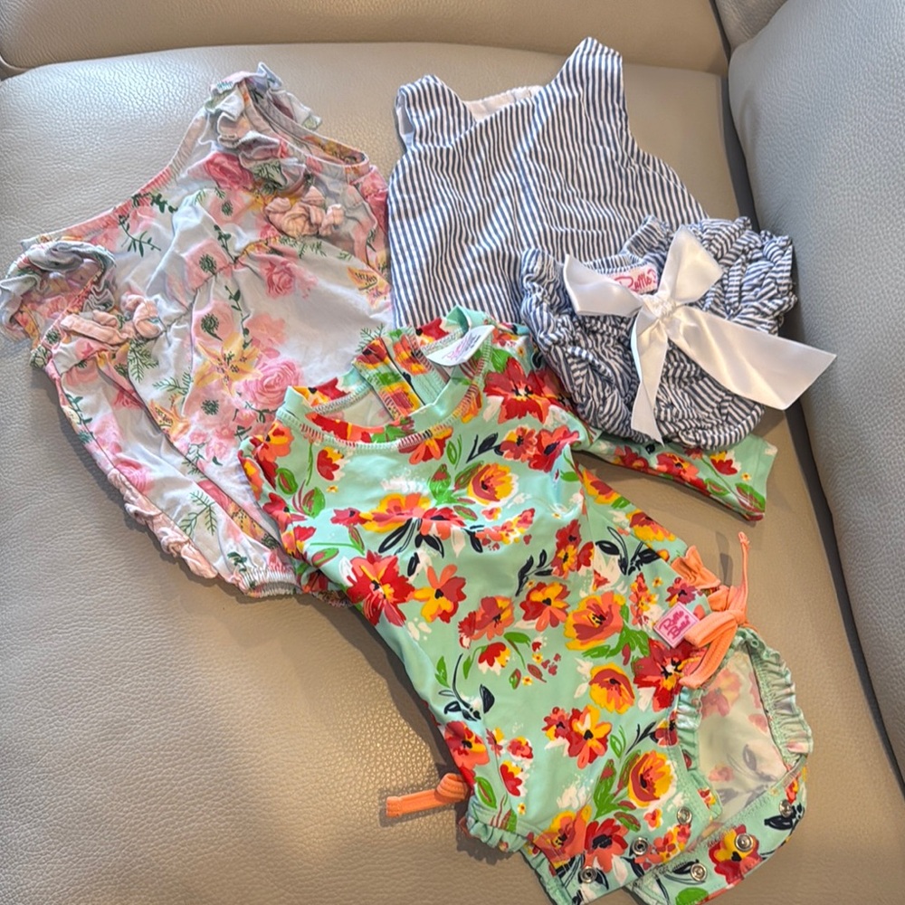 Ruffle Butts 0-3M baby girl bundle